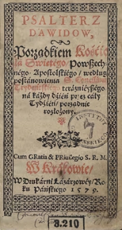 Psałterz Dawid&oacute;w