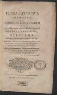 Flora Lituanica Inchoata Seu Enumeratio Plantarum, Quas Circa Grodnam collegit [...] Joannes Emmanuel Gilibert [...]. Collectio 2, Labiatae & Ringentes