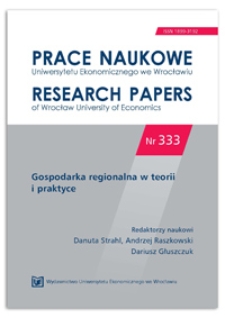 Zróżnicowanie przestrzenne w polityce badawczo-rozwojowej w układzie regionalnym w Polsce w okresie integracji europejskiej.