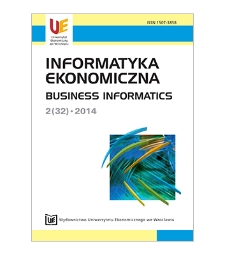 Artificial intelligence and multi-agent software for e-health knowledge management system. Informatyka Ekonomiczna = Business Informatics, 2014, Nr 2 (32), s. 51-63