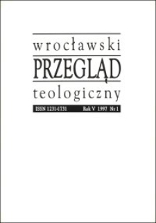 Wrocławski Przegląd Teologiczny, R.5 (1997), nr 1