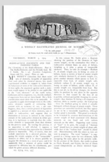 Nature : a Weekly Illustrated Journal of Science. Volume 93, 1914 March 5, [No. 2314]