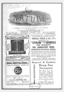 Nature : a Weekly Illustrated Journal of Science. Volume 96, 1915 October 7, [No. 2397]