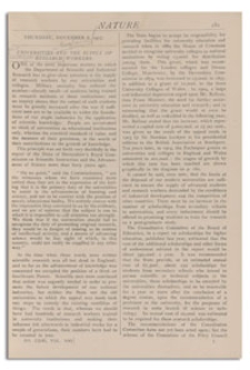 Nature : a Weekly Illustrated Journal of Science. Volume 100, 1917 November 8, [No. 2506]