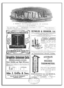Nature : a Weekly Illustrated Journal of Science. Volume 102, 1918 October 31, [No. 2557]