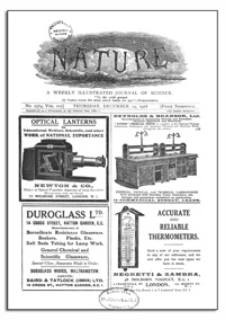 Nature : a Weekly Illustrated Journal of Science. Volume 102, 1918 December 19, [No. 2564]