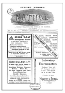 Nature : a Weekly Illustrated Journal of Science. Volume 104, 1919 November 6, [No. 2610]