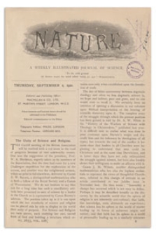 Nature : a Weekly Illustrated Journal of Science. Volume 106, 1920 September 2, [No. 2653]