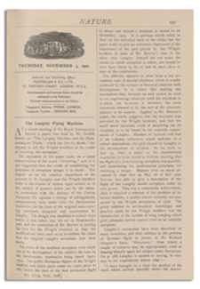 Nature : a Weekly Illustrated Journal of Science. Volume 108, 1921 November 3, [No. 2714]
