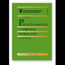 Pielęgniarstwo i Zdrowie Publiczne = Nursing and Public Health, 2014, Vol. 4, nr 3