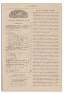 Nature : a Weekly Illustrated Journal of Science. Volume 111, 1923 February 17, [No. 2781]