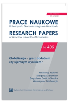 Small and medium sized enterprises in international trade: the case of Central and Eastern European countries. Prace Naukowe Uniwersytetu Ekonomicznego we Wrocławiu = Research Papers of Wrocław University of Economics, 2015, Nr 406, s. 54-69