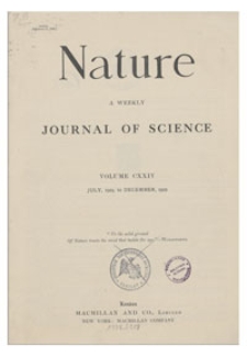 Nature : a Weekly Illustrated Journal of Science. Volume 124, 1929 July 13, [No. 3115]