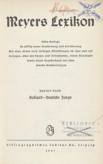 Meyers Lexikon. 2. Bd., Bolland-Deutsche Zunge