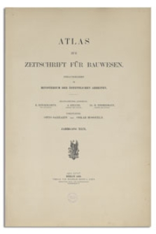 Atlas zur Zeitschrift für Bauwesen, Jr. LI, 1901