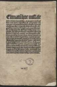 Missale Cracoviense iussu Friderici Jagellonidis, archiepiscopi Gnesnensis, episcopi Cracoviensis