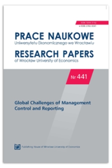Cost control and its role in controlling company operation. Prace Naukowe Uniwersytetu Ekonomicznego we Wrocławiu = Research Papers of Wrocław University of Economics, 2016, Nr 441, s. 125-133