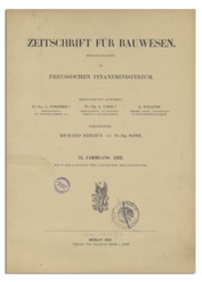 Zeitschrift für Bauwesen, Jr. 72, 1922, H. 4-6