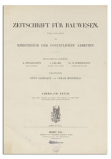 Zeitschrift für Bauwesen, Jr. XLVIII, 1898, H. 1-3