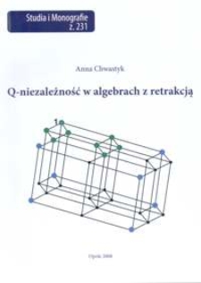 Q-niezależność w algebrach z retrakcją
