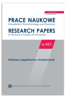 Spis treści [Prace Naukowe Uniwersytetu Ekonomicznego we Wrocławiu = Research Papers of Wrocław University of Economics, 2016, Nr 461]