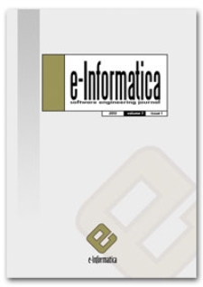 Contents [e-Informatica Software Engineering Journal, Vol. 7, 2013, Issue 1]