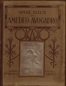 Opere scelte di Amadeo Avogadro