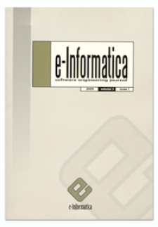 Contents [e-Informatica Software Engineering Journal, Vol. 3, 2009, Issue 1]