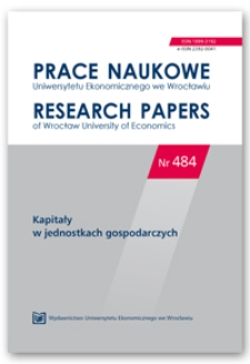 Spis treści [Prace Naukowe Uniwersytetu Ekonomicznego we Wrocławiu = Research Papers of Wrocław University of Economics; 2017; Nr 484]