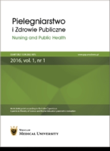 Pielęgniarstwo i Zdrowie Publiczne = Nursing and Public Health, 2016, Vol. 6, nr 4