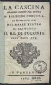 La Cascina : Dramma Giocoso Per Musica [&hellip;]