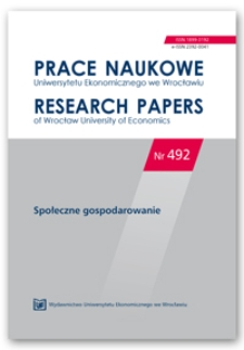 Spis treści [Prace Naukowe Uniwersytetu Ekonomicznego we Wrocławiu = Research Papers of Wrocław University of Economics; 2017; Nr 492]
