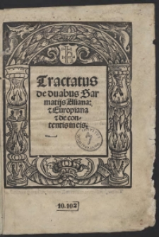 Tractatus de duabus Sarmatiis Asiana et Europeana et de contentis in eis