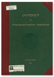 Jahrbuch der Hafenbautechnischen Gesellschaft. Achter Band