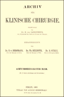 Zur operativen Behandlung des Prolapsus recti et coli invaginati, Archiv für Klinische Chirurgie, 1889, Bd. 38, S. 74-97