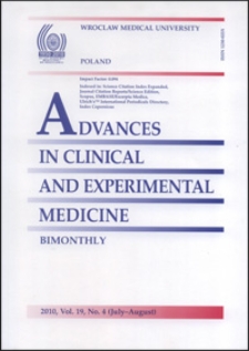 Advances in Clinical and Experimental Medicine, Vol. 19, 2010, nr 4