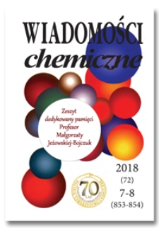 Wiadomości Chemiczne, Vol. 72, 2018, nr 7-8 (853-854)