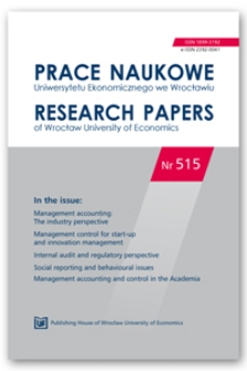 Beginnings of the development of management accounting in Poland – contribution of the Wrocław center