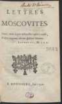 Lettres Moscovites