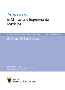 Advances in Clinical and Experimental Medicine, Vol. 27, 2018, nr 1