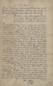 [Miscellanea z lat 1704-1734, zawierające odpisy listów, mów, akt publicznych, pism publicystycznych, wierszy i innych materiałów odnoszących się przeważnie do spraw politycznych Polski okresu bezkrólewia 1733 roku]