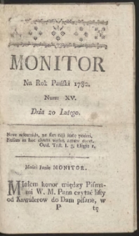 Monitor. R.1782 Nr 15