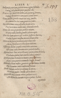 Brunonis Seidelii Poematum libri VII [...]
