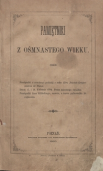 Pamiętniki o rewolucyi polskiéj z roku 1794