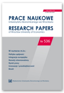 Spis treści [Prace Naukowe Uniwersytetu Ekonomicznego we Wrocławiu = Research Papers of Wrocław University of Economics; 2018; Nr 536]