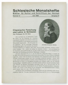 Schlesische Monatshefte : Blätter für Kultur und Schrifttum der Heimat. Jahrgang VI, Juni 1929, Nummer 6