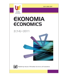 Contents [Ekonomia = Economics, 2011, Nr 2 (14)]