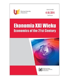 Spis treści [Ekonomia XXI Wieku = Economics of the 21st Century, 2014, Nr 4 (4)]
