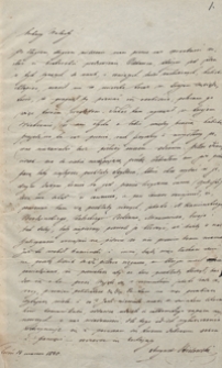 Listy Augusta Bielowskiego do Walentego Chłędowskiego z lat 1840-1841