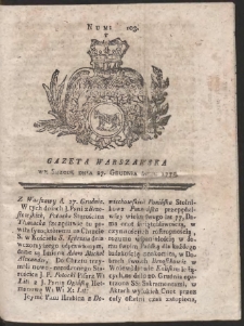 Gazeta Warszawska. R.1775 Nr 103